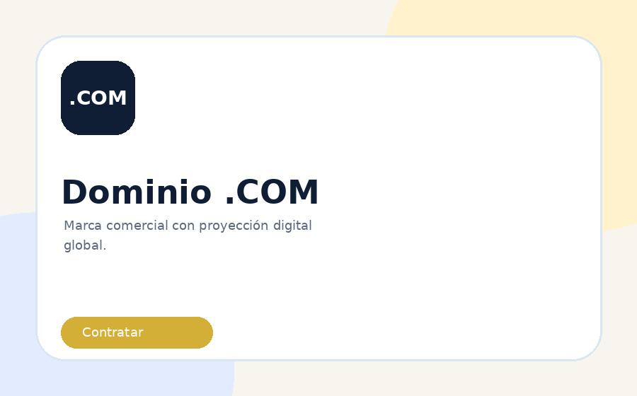 Dominio .COM