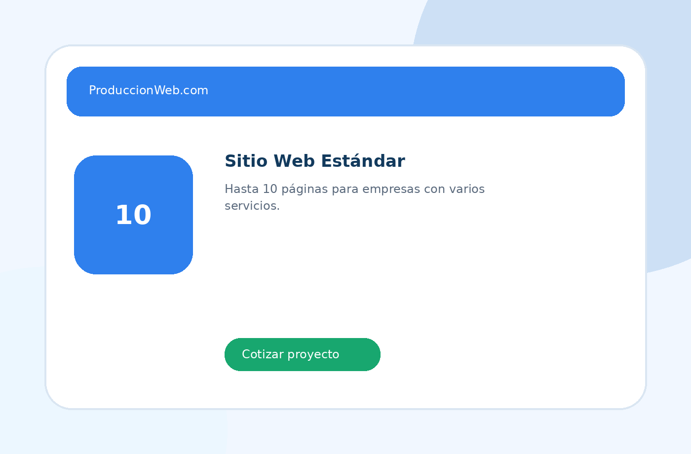 Sitio Web Estándar