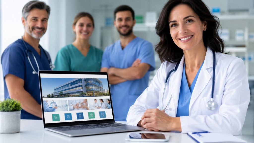 Sitios web para clínicas y centros médicos: claridad, confianza y acceso rápido al paciente