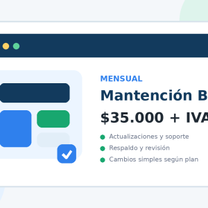 Mantención Mensual Básica