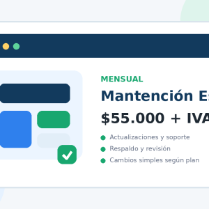 Mantención Mensual Estándar