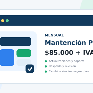 Mantención Mensual Premium