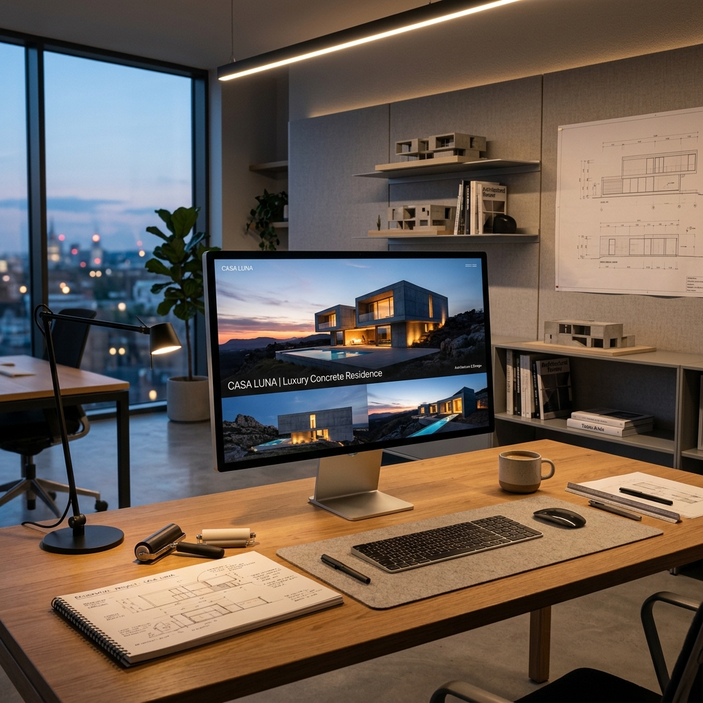 El arte de vender proyectos de alta gama: Sitios web para arquitectos y constructoras en Chile