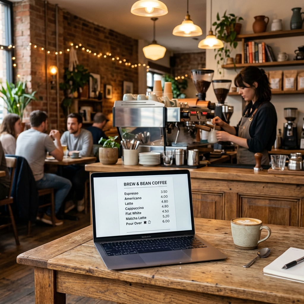 Más que una carta de café: Cómo las cafeterías de especialidad usan su sitio web para atraer clientes locales